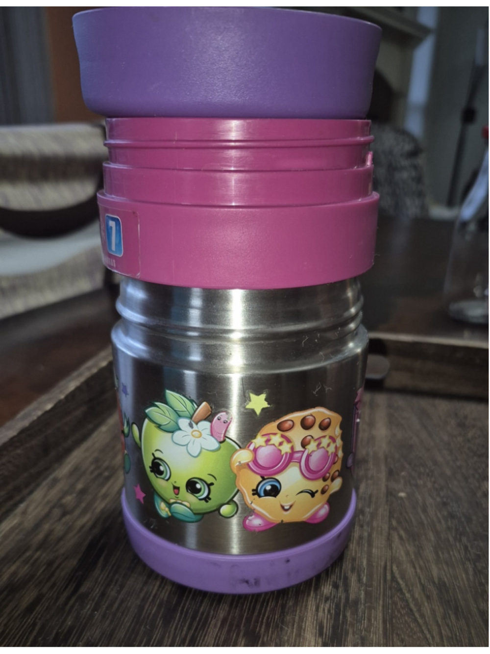 Thermos Funtainer Shopkins Stainless Steel Food Jar.